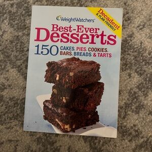 Weight Watchers Best Ever Desserts cookbook